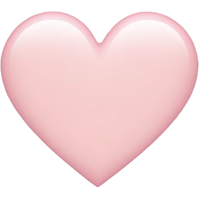 Light pink heart emoji