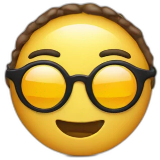 round sunglasses emoji