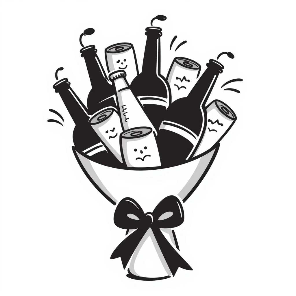 a beer bouquet emoji