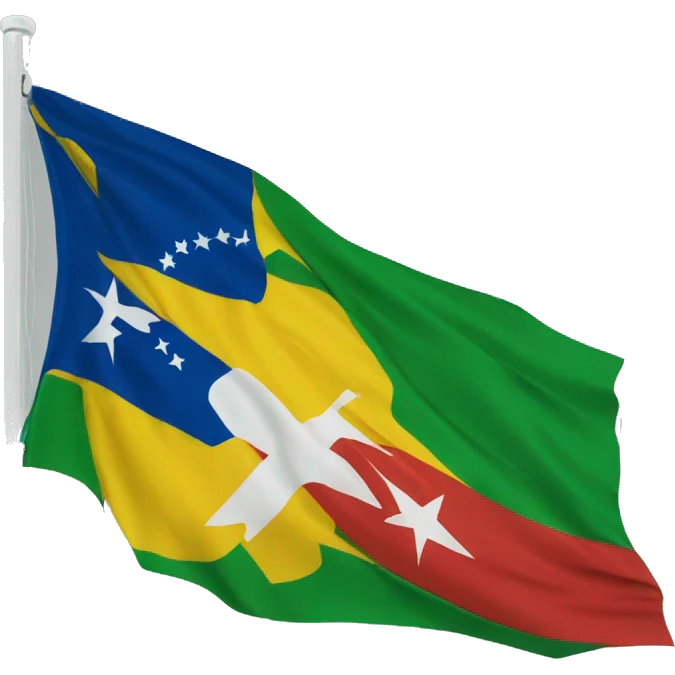 Bandeira do estado de sergipe, brasil emoji