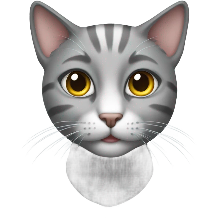cat grey  emoji