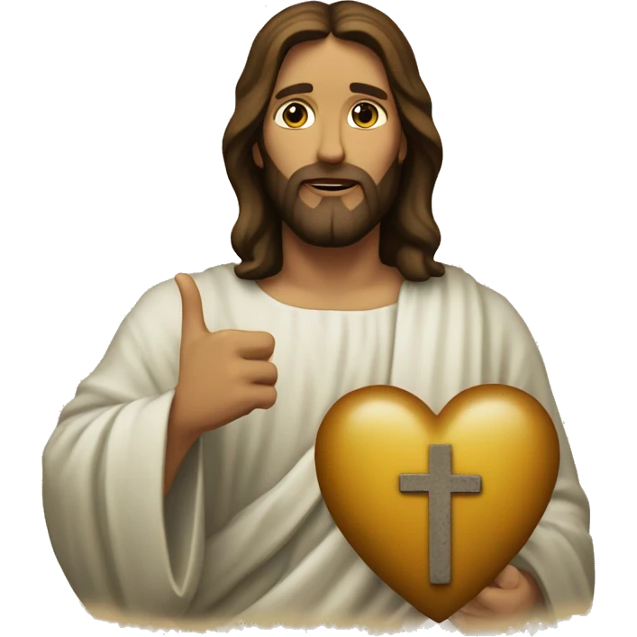 Jesus And heart emoji