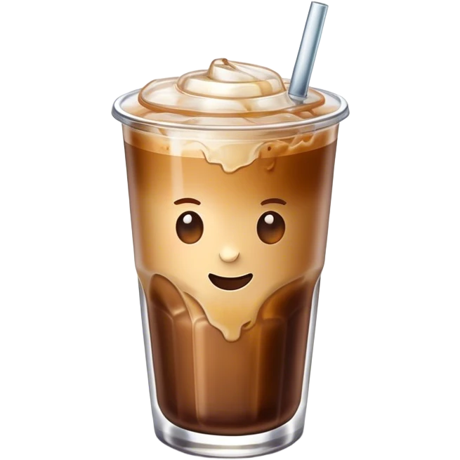 Ice coffee emoji