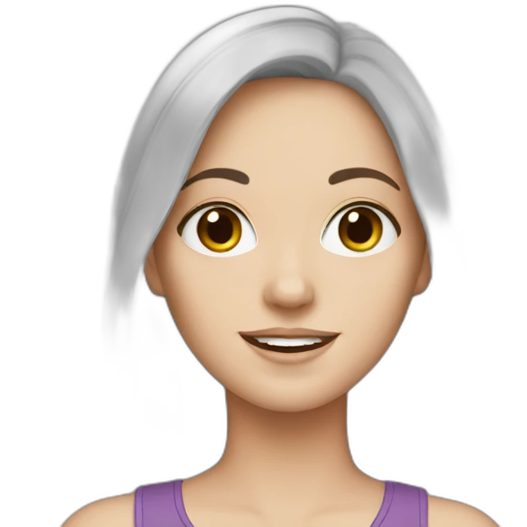 White girl emoji