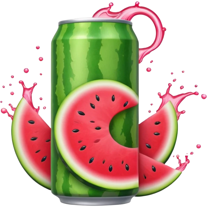 Watermelon wave alone energy drink  emoji
