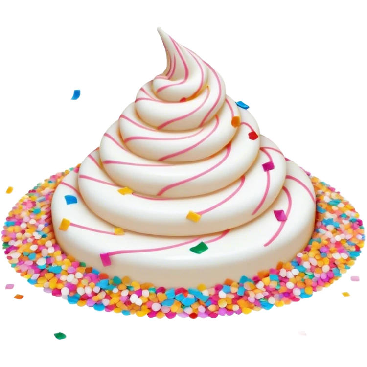 Cinematic Realistic Sparkles & Sprinkles, a delicate swirl of tiny, multicolored sugar confetti and edible glitter, scattered across a smooth reflective surface, each speck glinting under soft ambient light, glowing vibrantly with a dreamy and magical charm. emoji