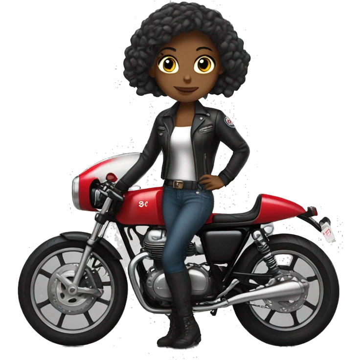 caferacer girl emoji