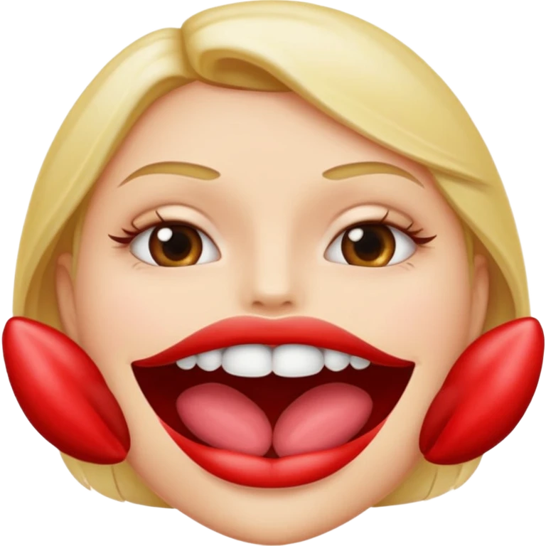 Fait un moi un emojis qui se ronge un doigt en mode coquin et sexy  emoji