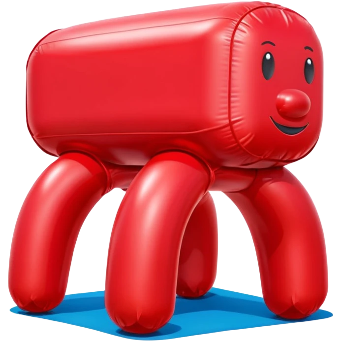  paris SPAM meat jeff koons style inflatable sculpture art painting  emoji