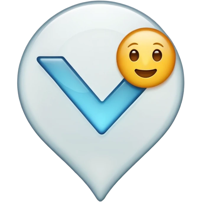 Сделай эмодзи с галочкой как в тик токе emoji