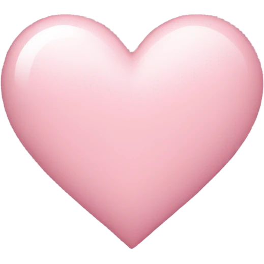 light pink heart emoji