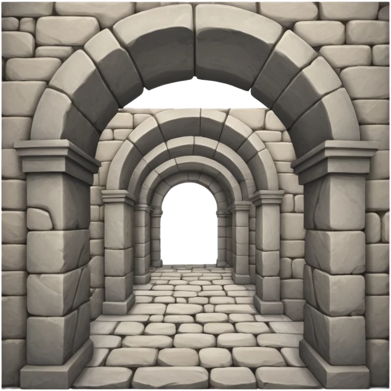 stone corridor emoji