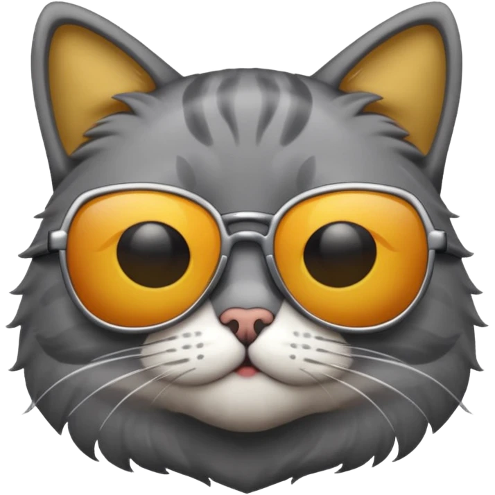 Cat wearing sunglasses emoji