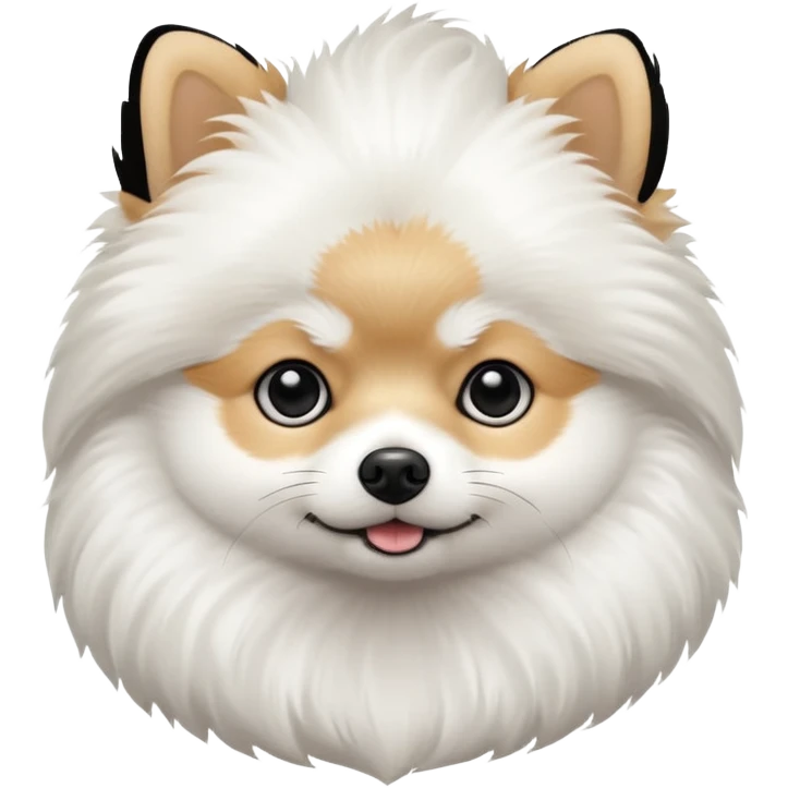 white pomerania emoji