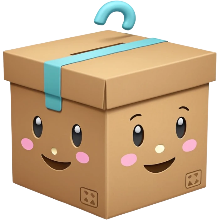 a box and good written in it also fill the background with pastel blue color emoji