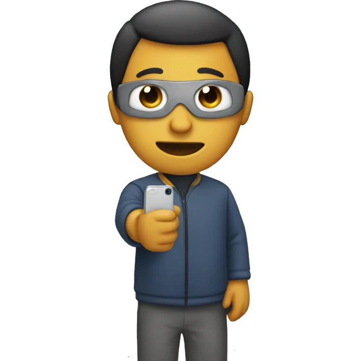 somebody taking phot emoji