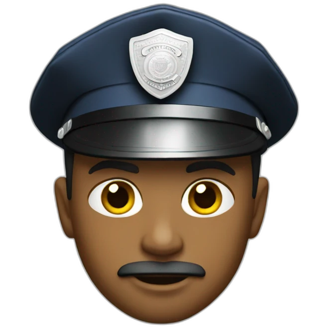 police whithe emoji