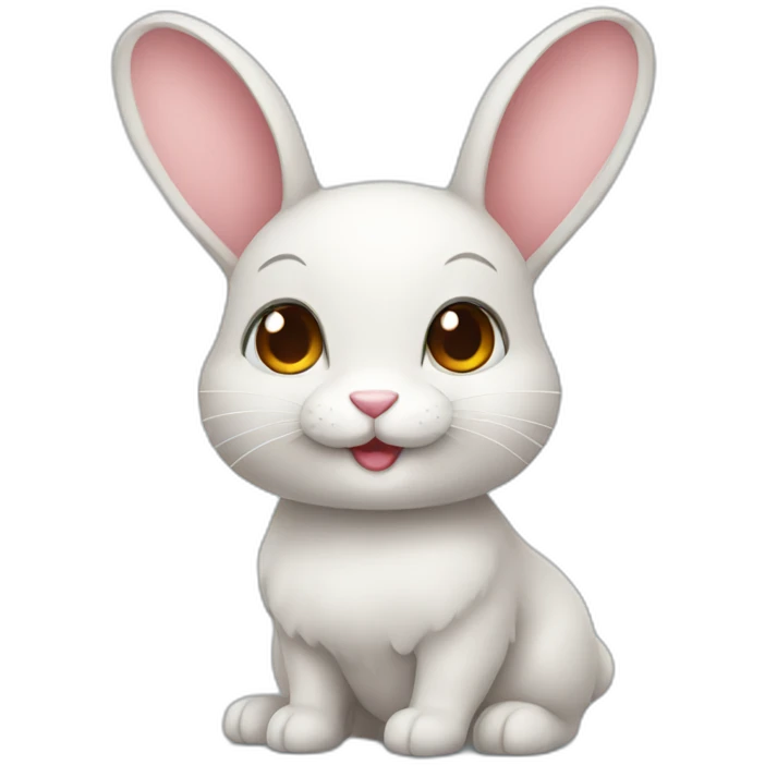 cute bunny emoji