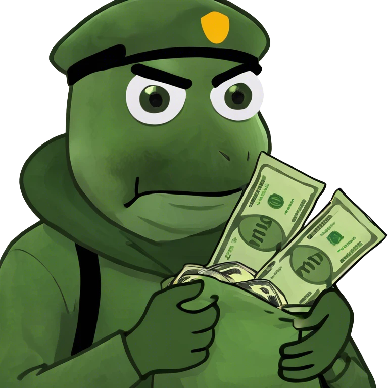 A robber emoji