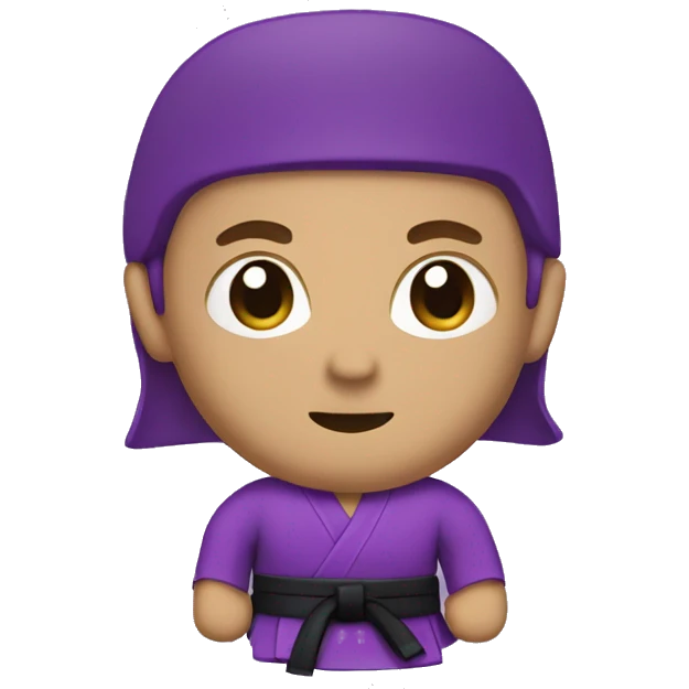 martial arts purple belt emoji