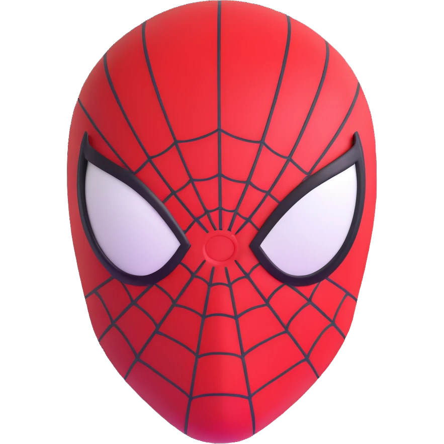Spider-Man face emoji