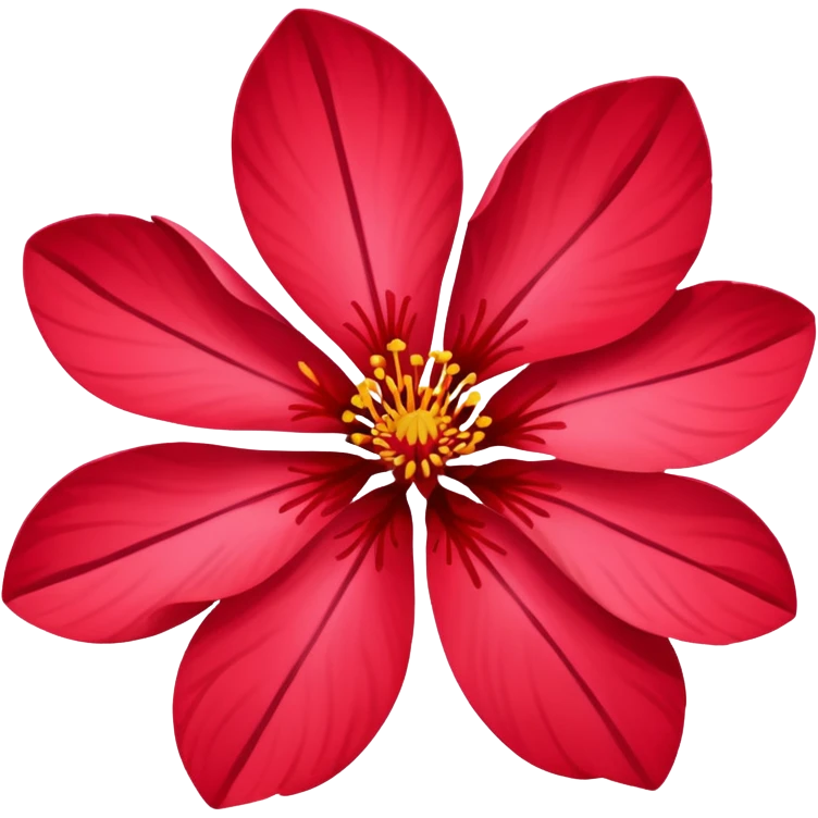 Red sakura emoji