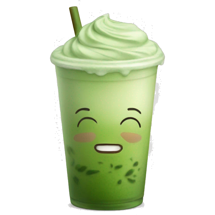 Iced Matcha Latte  emoji
