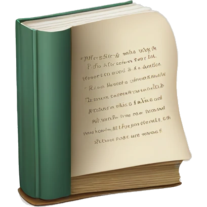 book with title english emoji