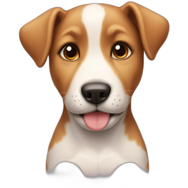 Puppy with the number 1 on its head emoji
