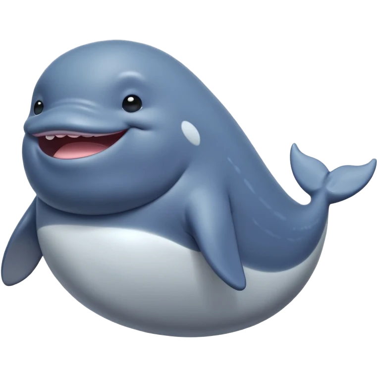dancing fat whale emoji