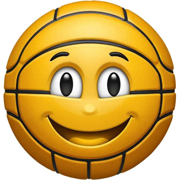 Crea un emoji de un autobús de una escuela con un aro de básquet en la parte de enfrente emoji