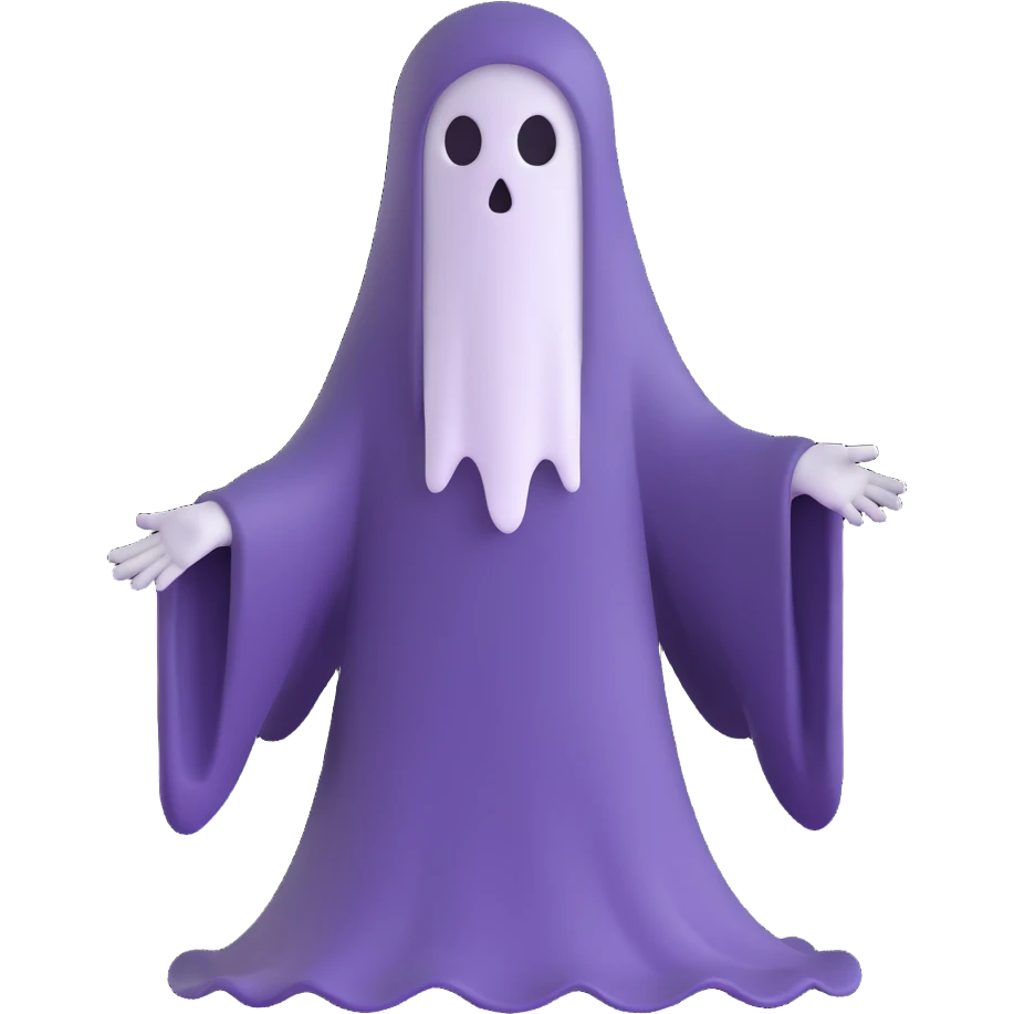 spooky ghost emoji
