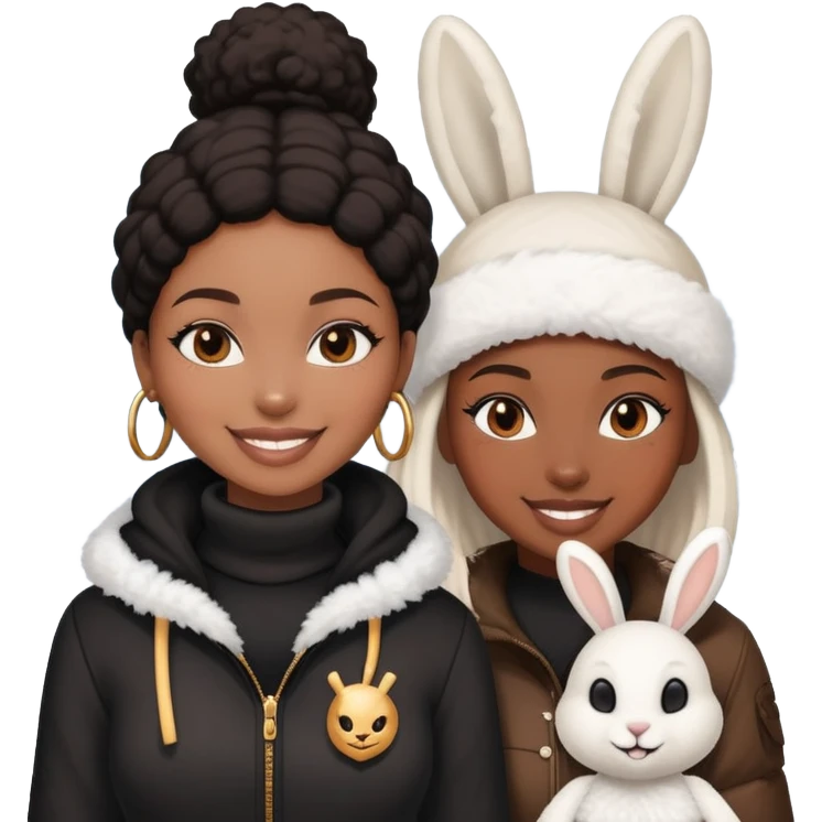 Black people gang banging snkw bunny girl emoji