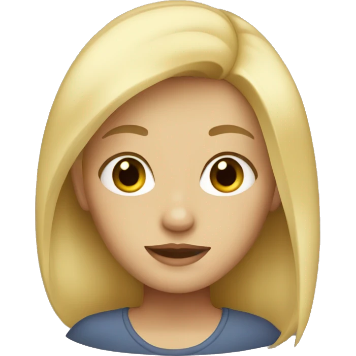 Blonde girl  emoji