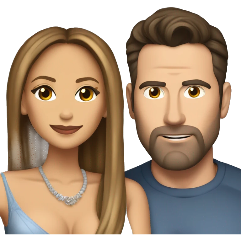 Jennifer lopez and Ben affleck Maries emoji