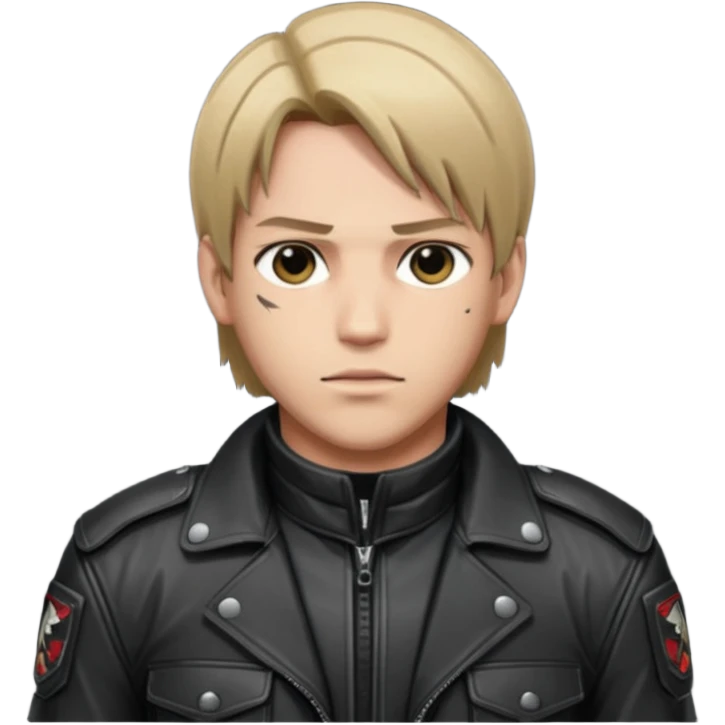 Resident evil leon Kennedy game 4 emoji