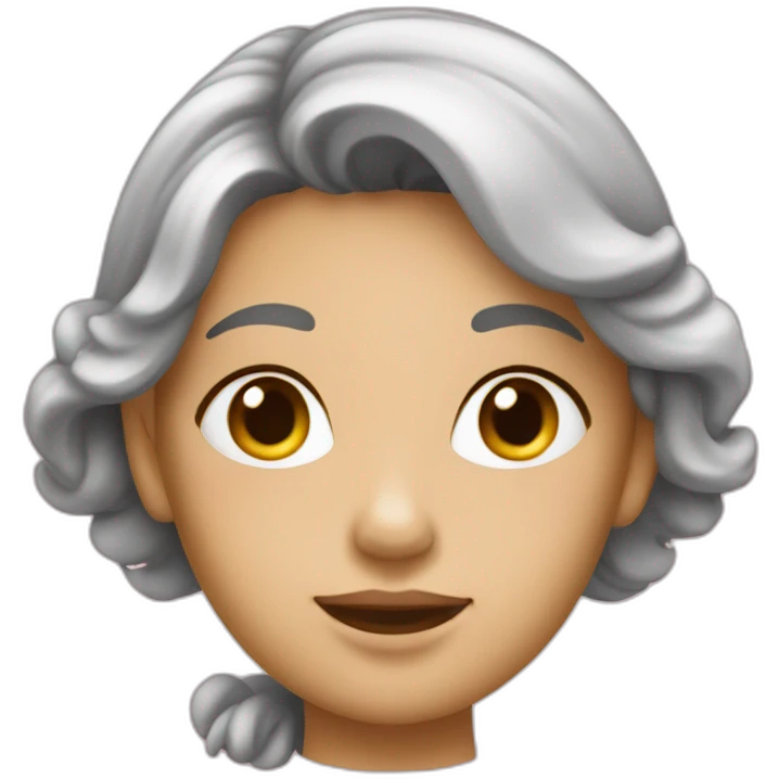 Fille châtaigne emoji