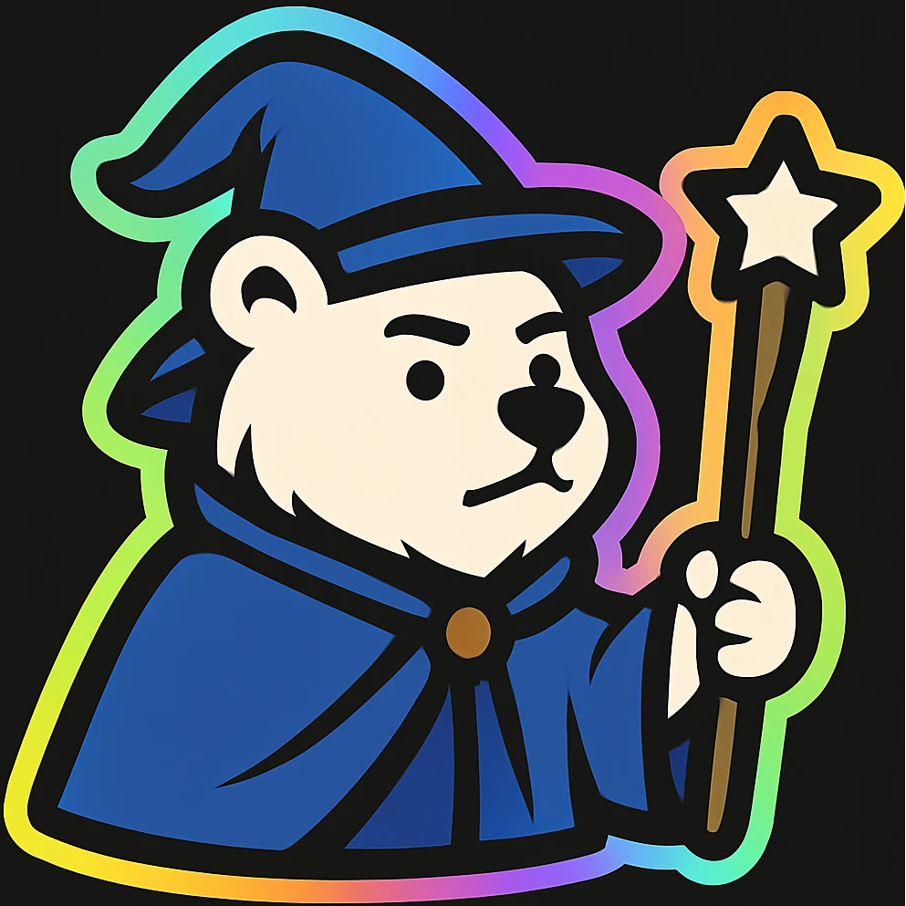 bear wizard
 emoji