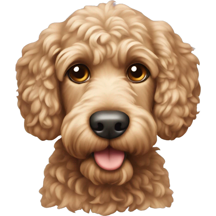 Cockapoo dog emoji