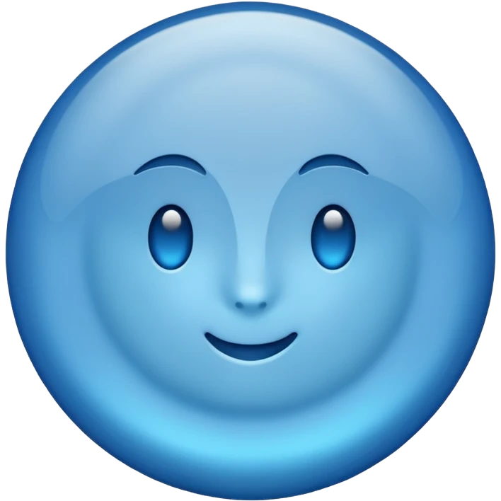 Blue tik emoji