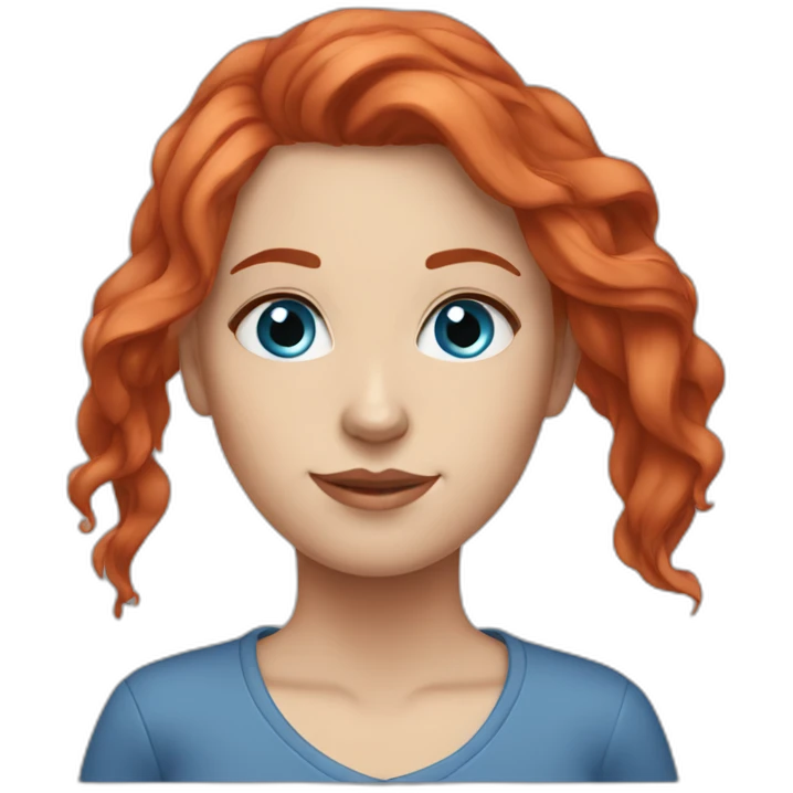 white-girl-red-hair-blue-eyes-smel emoji