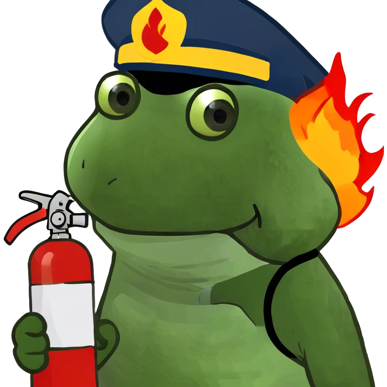 Plane with a Fire emoji
