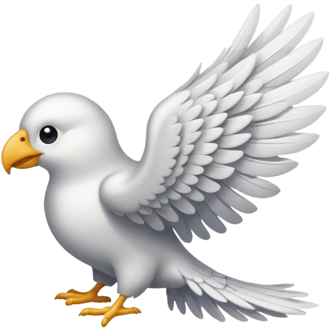 Only single Wings of right side emoji