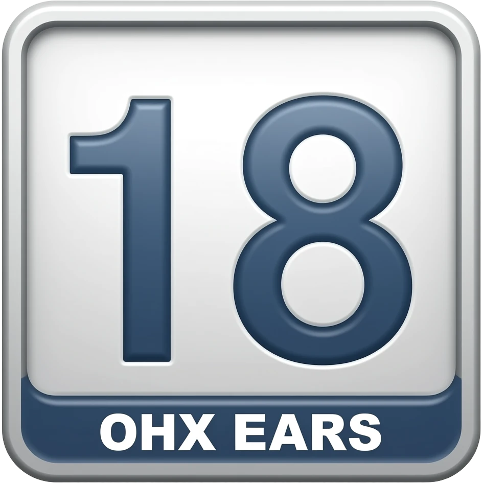 Número +18 años emoji