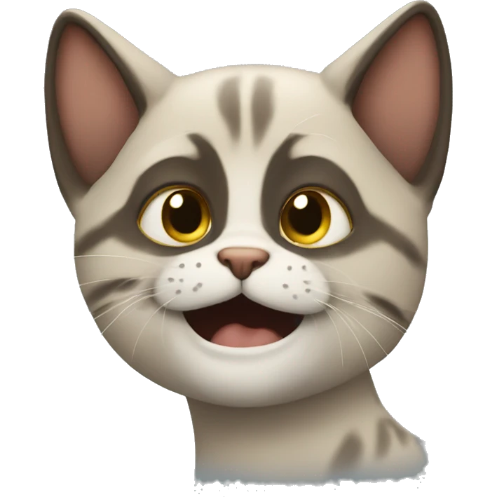 Mewing emoji