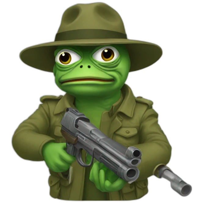 pepe gun emoji