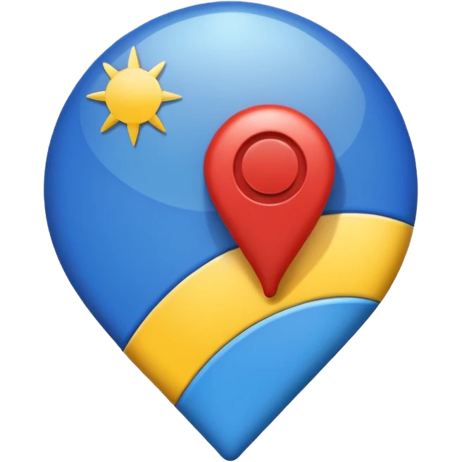 علامت لوکیشین گوگل emoji