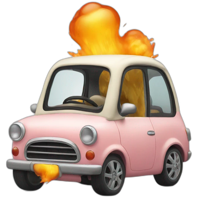 babycar exploading emoji