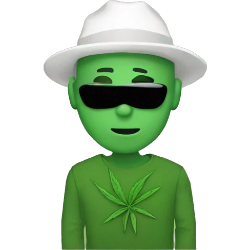 weed man emoji