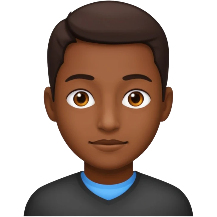 Person with a dark tan emoji